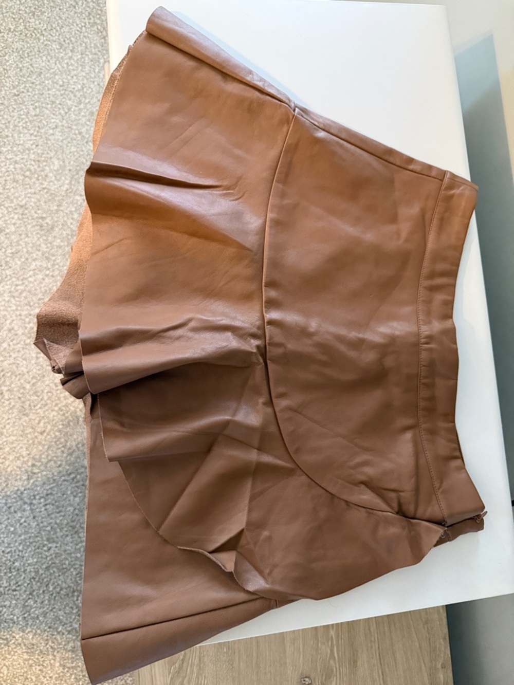 Vestique Leather Skort Size M
